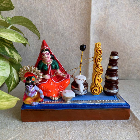 Krishna Yashodha Skimming Milk