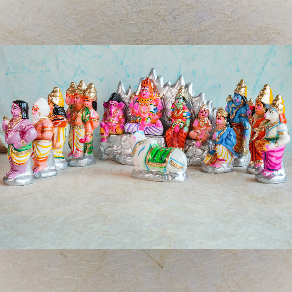Navaratri Handcrafted Kailayam Set Traditional Indian Golu Doll