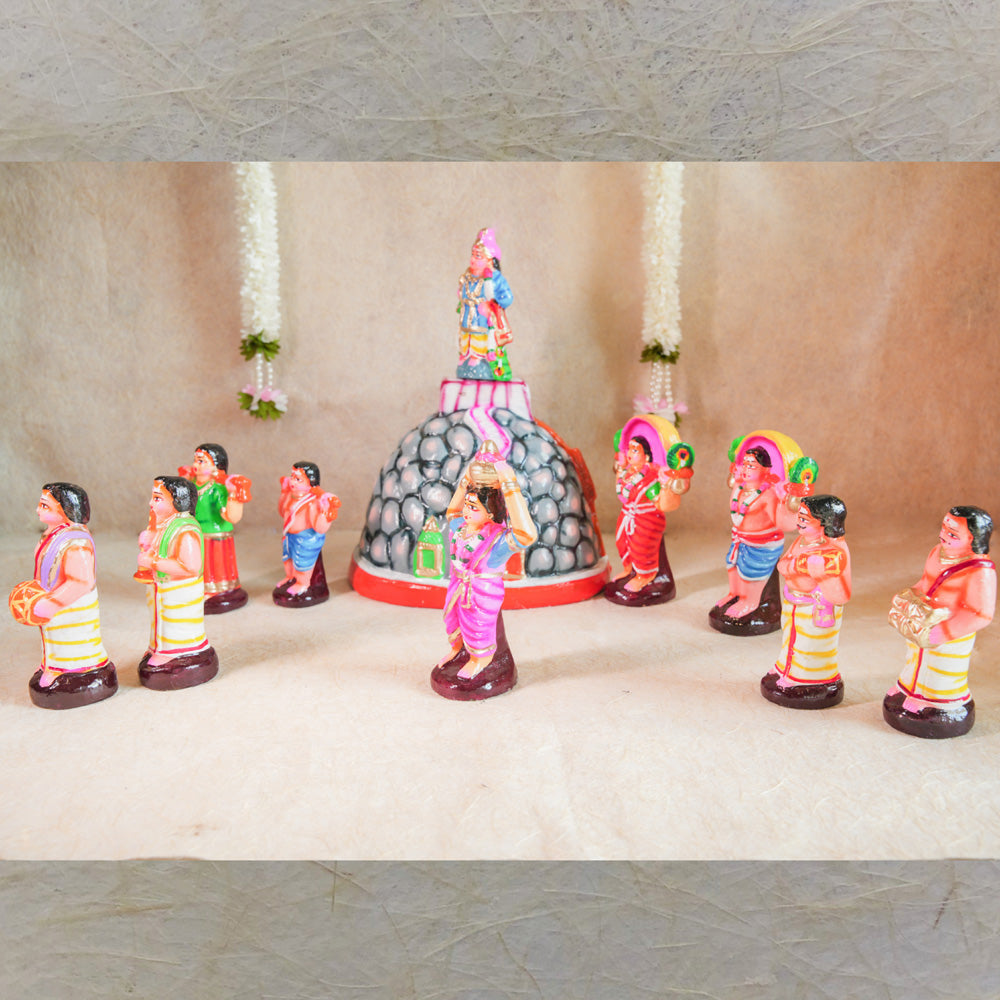 Navaratri Handcrafted Murugan Pazhani Malai Set(Store Pick Up Only ) Traditional Indian Golu Doll