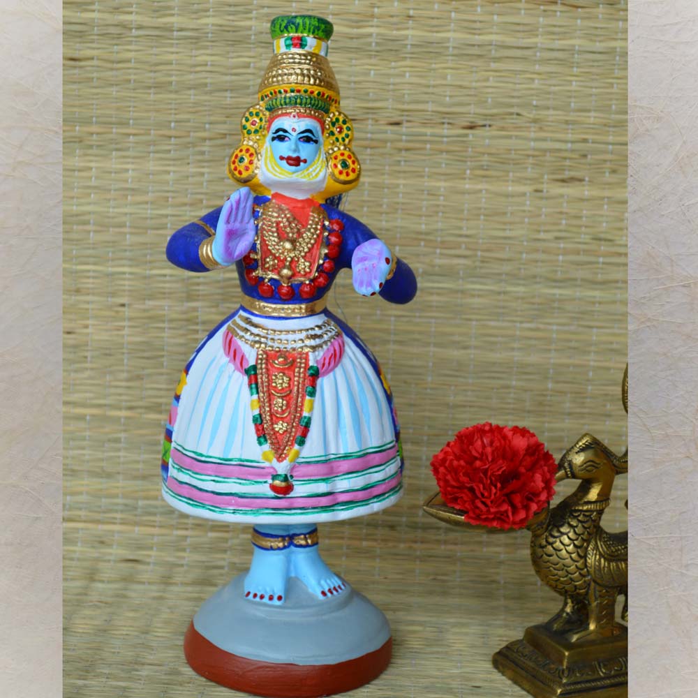 Kathakali Krishna-Blue