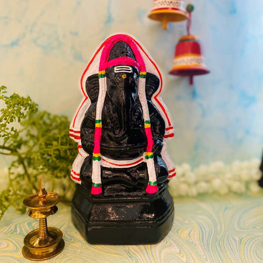 Navarathri Golu Doll Pillayarpatti Vinayagar Black