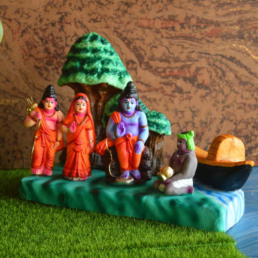 Navarathri Golu Doll Ram Guhak Puja