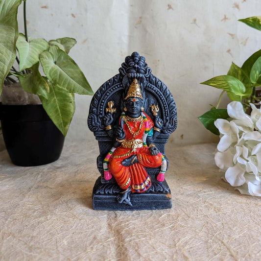 Navarathri Golu Doll Mariamman Medium Stone Finish