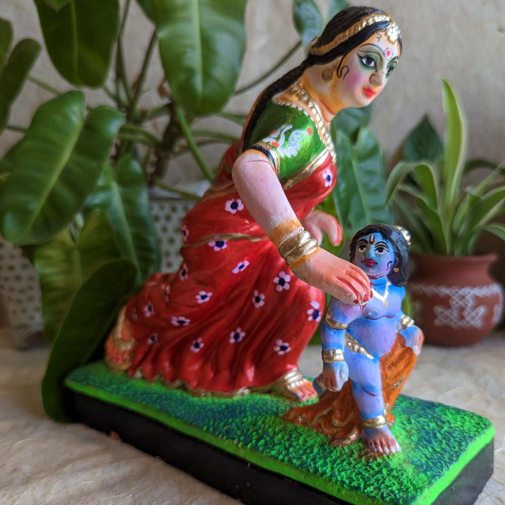 Navarathri Golu Doll Krishna And Yasodha