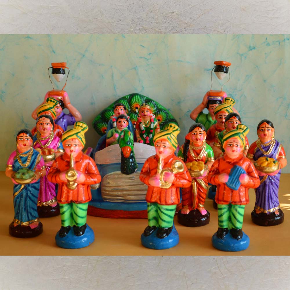 Navarathri Golu Doll Marriage Car Oorvalam Set