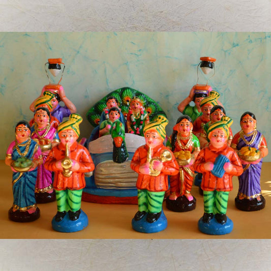 Navarathri Golu Doll Marriage Car Oorvalam Set