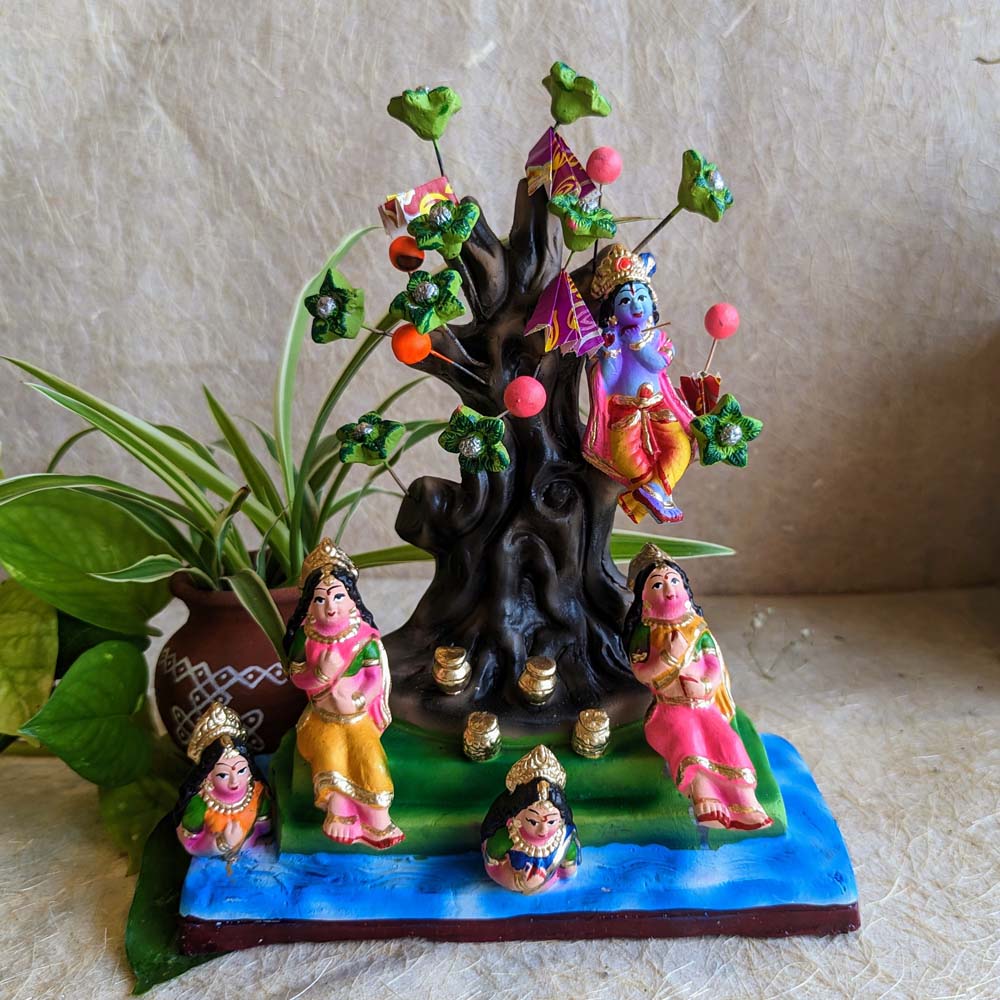 Navarathri Golu Doll Krishna Jalakreeta