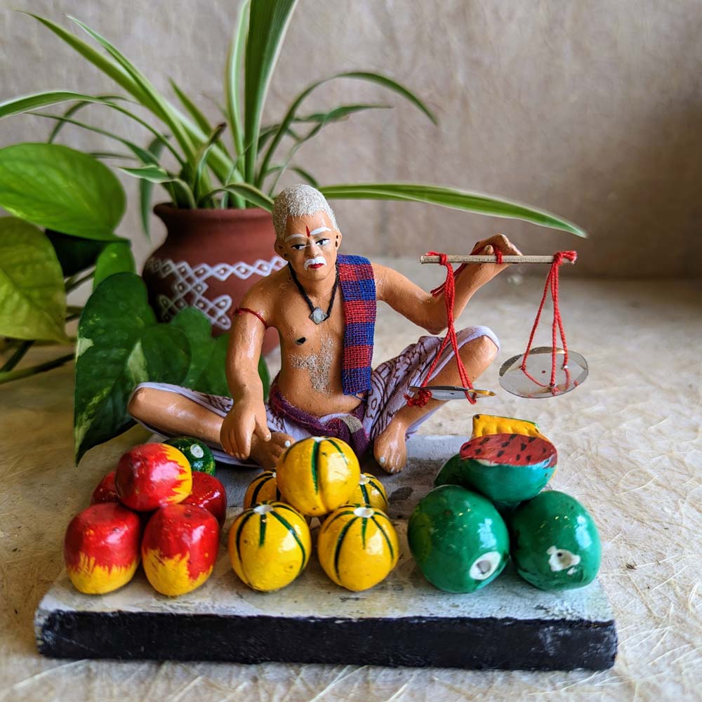 Navarathri Golu Doll Fruit Seller