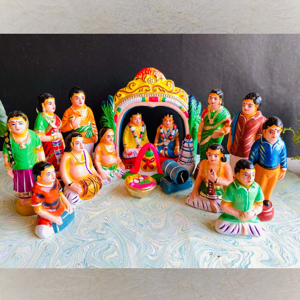 Navarathri Golu Doll Marriage Kalyam Set 22 Pcs Set