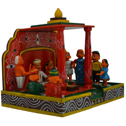 Marriage Mandap Set – Handcrafted South Indian Wedding Scene