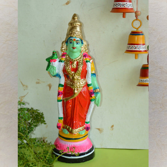 Navaratri Handcrafted Meenakshi Multi Color Traditional Indian Golu Doll
