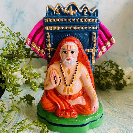 Navaratri Handcrafted Ragavendar Small Traditional Indian Golu Doll
