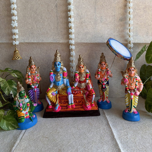Navaratri Handcrafted Rama Kumbakonam Ramar Set (Store Pick Up ) Traditional Indian Golu Doll