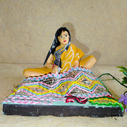 Navaratri Handcrafted Weaver Traditional Indian Golu Doll