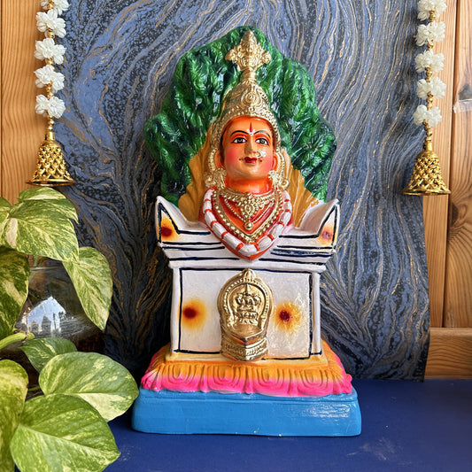 Navaratri Handcrafted Thulasi Amman White Traditional Indian Golu Doll