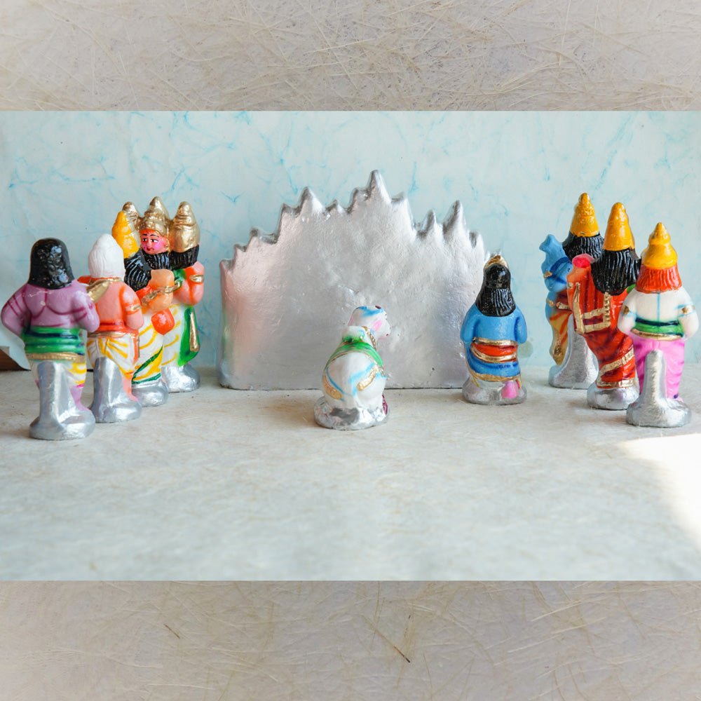 Navaratri Handcrafted Kailayam Set Traditional Indian Golu Doll