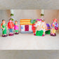Navaratri Handcrafted Boom Boom Maadu Set Traditional Indian Golu Doll
