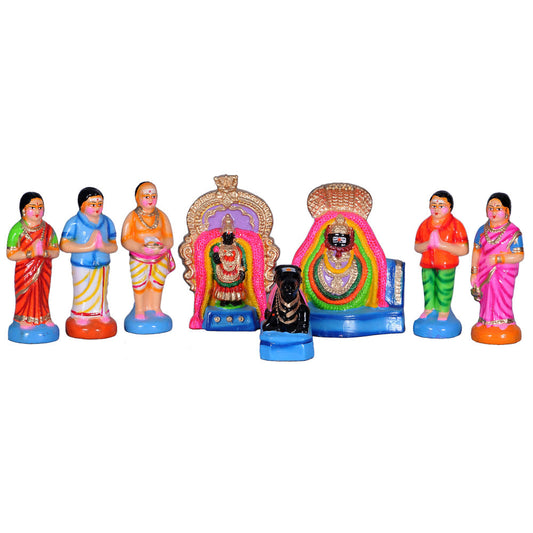 Navaratri Handcrafted Arunachalam Set Traditional Indian Golu Doll
