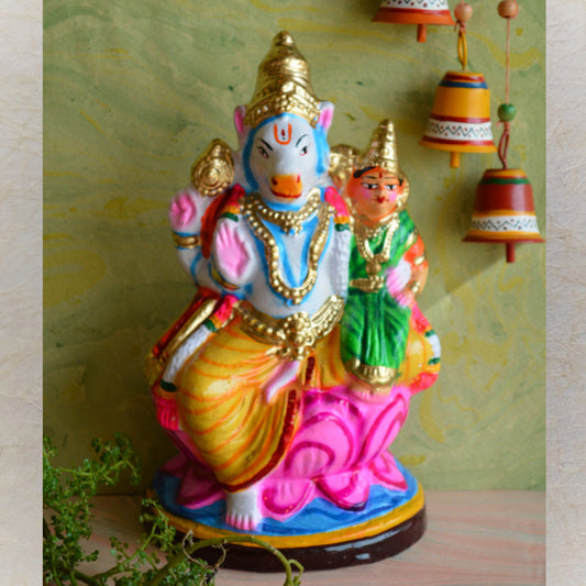 Navaratri Handcrafted Hayagreevar Traditional Indian Golu Doll